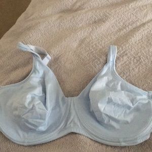 Vanity fair light blue underwire bra